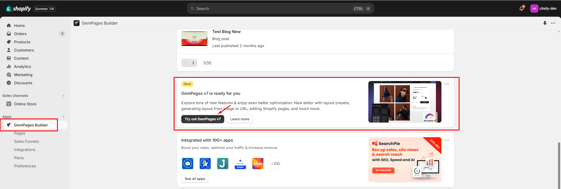 Edit Shopify Original Templates with GemPages Help Center
