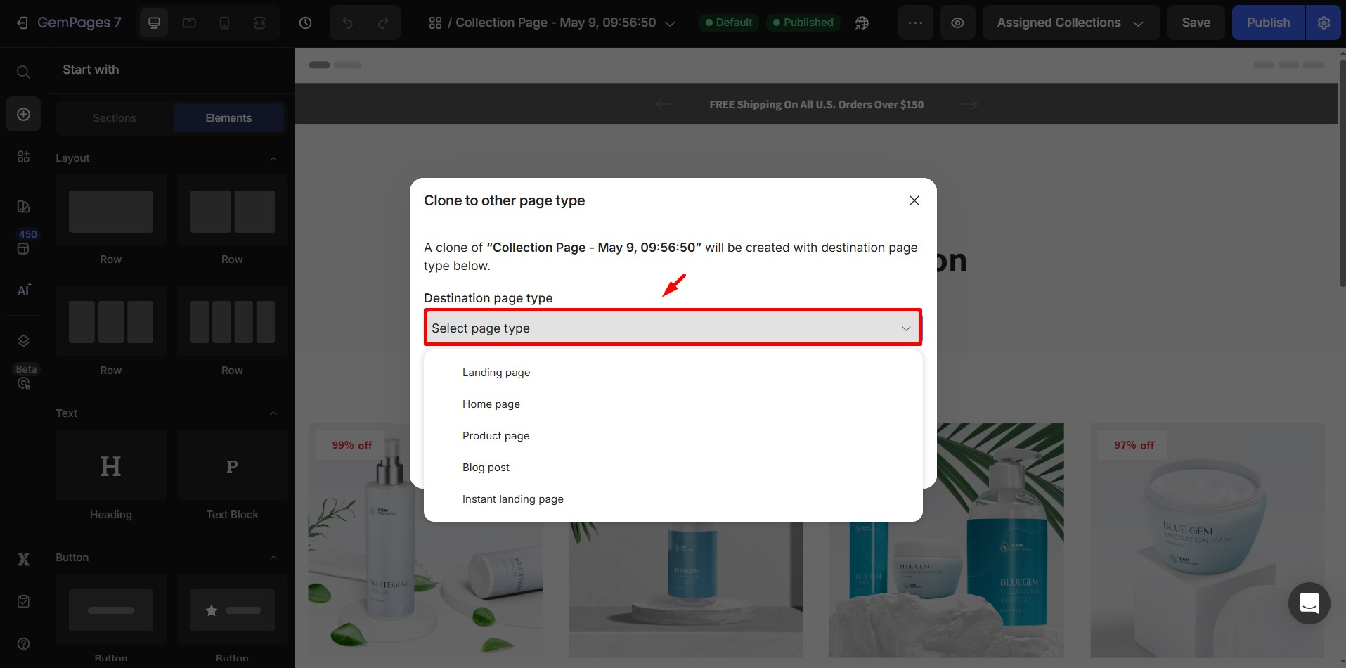 How to Convert a Collection Page to Another Page Type - Help Center